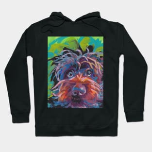 WireHaired Pointing Griffon Bright colorful pop dog art Hoodie